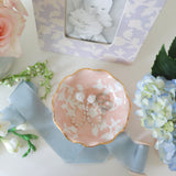 Chinoiserie Dreams Scalloped Bowls with 22K Gold Accent