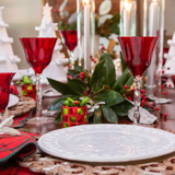 Adriana Wine Glass, Red, Set of 4