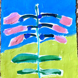 Pink and Cobalt Orchid