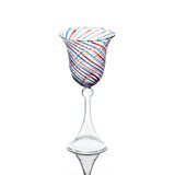 Red and Blue Swirl Water, Set of 4