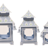 Lavender & Tulip Pagoda Lantern (3 Sizes)