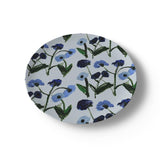 Set of Blue Posey China Plates (Set of 2, 4 or 8)