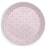 Ballet Pink Ivy Manor Melamine Plate Set