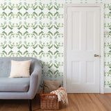 Antonia Wallpaper (Blue & Green)