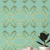Antonia Wallpaper (Green & Citron)