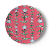 Pink Tulip Bone China Plate