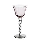 Adriana Wine Glass, Pink, Set of 4