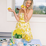 Set of Lemon Posey China Plates (Set of 2, 4 or 8)