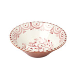 Casa Nuno Pink and White Medium Bowl