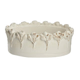 Les Fleur Oval Centerpiece, Ivory, Large